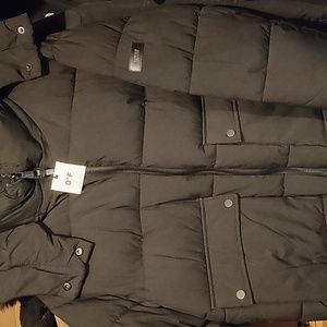 DKNY puffer jacket waist length